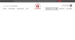 Desktop Screenshot of capreo.com